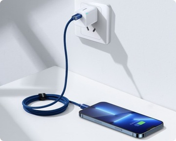 КАБЕЛЬ BASEUS USB-C - LIGHTNING ДЛЯ IPHONE БЫСТРАЯ ЗАРЯДКА 20ВТ 1,2М