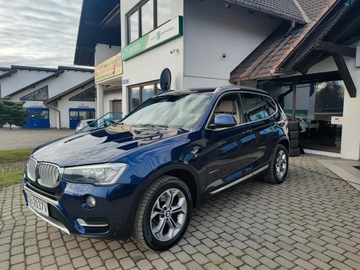 BMW X3 F25 SUV 2.0 20d 190KM 2016 BMW X3 Krajówka, lakier oryginalny 100%, zdjęcie 27
