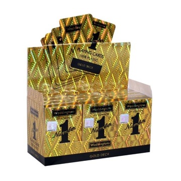 ОРИГИНАЛЬНЫЕ ЗОЛОТЫЕ ИГРОВЫЕ КАРТЫ 100% ПЛАСТИКОВЫЙ ПОКЕР