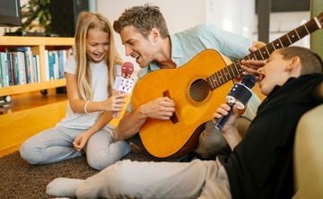 МИКРОФОН ДЛЯ ДЕТЕЙ КАРАОКЕ БЕСПРОВОДНАЯ ДИНАМИКА BLUETOOTH ДЛЯ ТЕЛЕФОНА