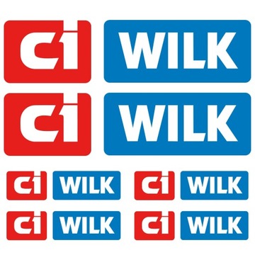 CI WILK NAKLEJKI NA PRZYCZEPĘ KEMPINGOWĄ KAMPERA