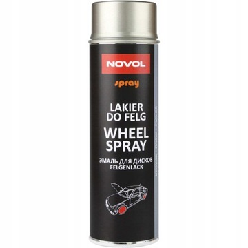 Novol Wheel Spray Lakier do Felg Kołpaków Stalowy