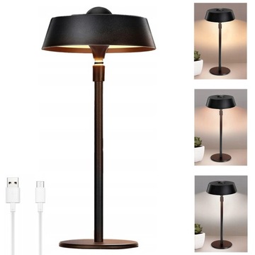 LAMPA STOŁOWA BEZPRZEWODOWA LED AKUMULATOROWA USB