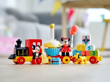 LEGO DUPLO 10941 ПОЕЗД МИККИ И МИННИ — ПОДАРОК ​​ДЛЯ ДЕТЕЙ 2,3,4,5 лет