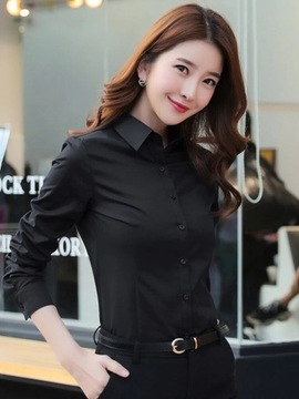 Fashion Women Shirt White Shirt Female Long-sleeve