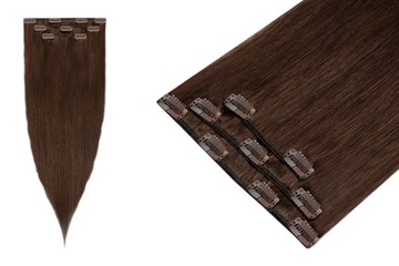 CLIP IN Włosy Doczepiane NATURALNE Dopinki 60cm 3 taśmy 70g BestHair