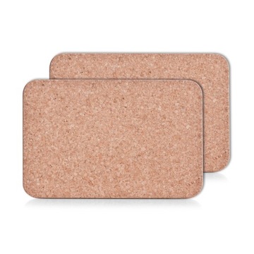 Korkowa podkładka pod garnek zestaw 2 sztuk prostokątna, 30x20cm