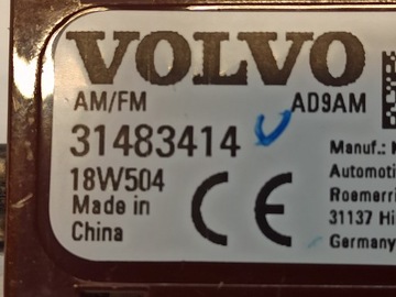 VOLVO V90 ZESILOVAČ ANTÉNNÍ 31483414