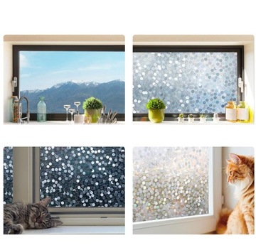 ПЛЕНКА ДЛЯ КОНФИДЕНЦИАЛЬНОСТИ ОКНА МАТОВАЯ СТЕКЛЯННАЯ ПЛЕНКА НАКЛЕЙКА АНТИВФИЛЬНАЯ 90X200CM