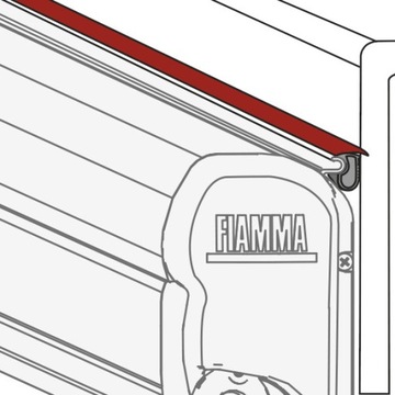 ПРОКЛАДКА ДЛЯ МАРКИЗЫ FIAMMA F45 F50 F55 RAIN GUARD S 1,1см 550см