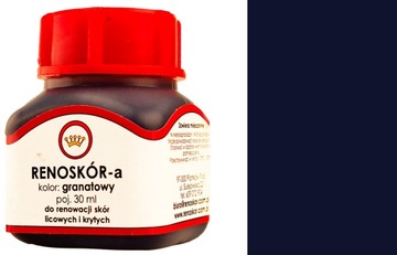 FARBA DO MALOWANIA SKÓR RENOWACJI RENOSKÓR GRANAT