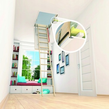 SCHODY STRYCHOWE 70x120 120x70 + listwy FAKRO