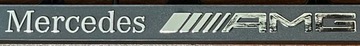 Рамка номерного знака Mercedes AMG 3D модель