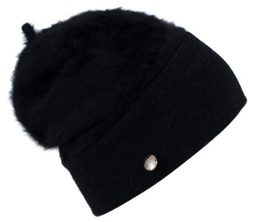 Szaleo CZAPKA elegancka ANGORA wełna cz16522-4