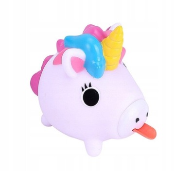 zwierzak do ściskania wystawia język - Unicorn