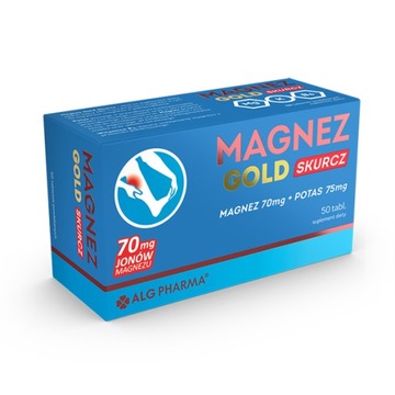 MAGNEZ GOLD SKURCZ POTAS WITAMINA B6 50 tabletek