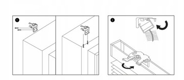 Внутренние горизонтальные алюминиевые жалюзи 25 мм на окно/дверь 80х220 см БЕЛЫЕ