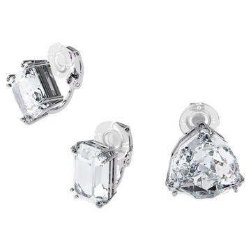 Klipsy Swarovski Millenia Clip Zestaw trzech kolczyków Kryształ Stal Sztyft