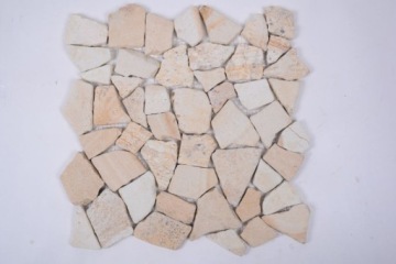 Сломанная мозаика из желтого песка Падар