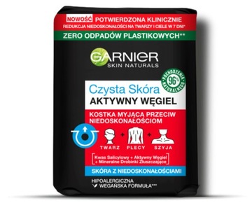 GARNIER Czysta Skóra Węgiel kostka myjąca 100g