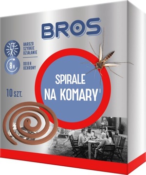 BROS SPIRALE NA KOMARY 10 SZT.