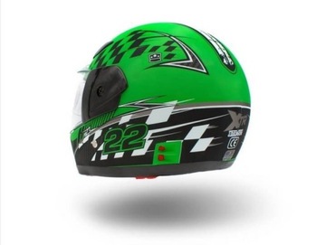 KASK DZIECIĘCY PEŁNY 501 ZIELONY S CROSS ATV