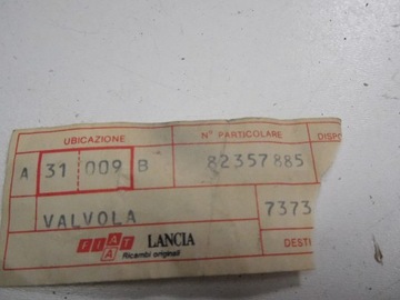 Zawór przewodu wycieraczki Fiat Croma OE 82357885