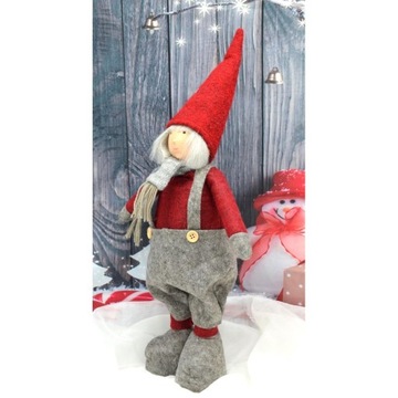 РОЖДЕСТВЕНСКИЙ ОРНАМЕНТ ДЕКОРАТИВНАЯ ФИГУРКА РЕГУЛИРУЕМЫЕ ТЕЛЕСКОПИЧЕСКИЕ НОЖКИ 54-62 СМ