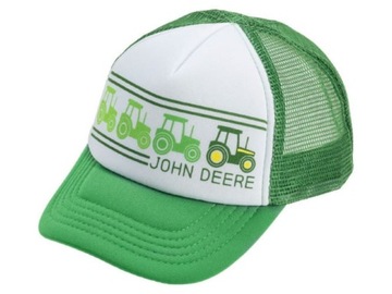Czapka dziecięca z traktorami John Deere