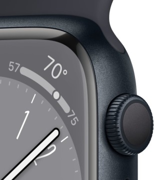 Apple WATCH 8 A2771 GPS 45 мм | ПОЛНОЧЬ | АУТЛЕТ | М/Л | НЕ АКТИВИРОВАН