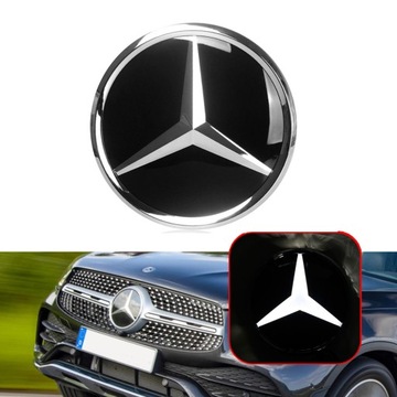 EMBLEMAT NA PRZÓD GRILL LED ZNACZEK Mercedes-Benz 15-19 GLC Klasa