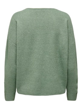 Sweter Only ONLRICA LIFE L/S V-NECK PULLO KNT NOOS r. M hedge green