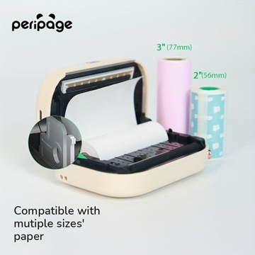 PeriPage A3X Портативный термопринтер Карманный беспроводной принтер для изготовления наклеек для этикеток
