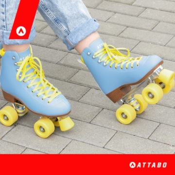 Роликовые коньки ATTABO Cascada женские синие TRACTION VENTILATION 41