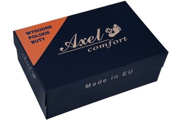 Sandały AXEL Comfort 1512 r.37 Szerokie Czółenka na Haluksy Koturn Ażurowe