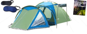 МЕГА ПРОЧНАЯ ВОДОНЕПРОНИЦАЕМАЯ КЕМПИНГОВАЯ ПАЛАТКА НА 4 ЧЕЛОВЕКА