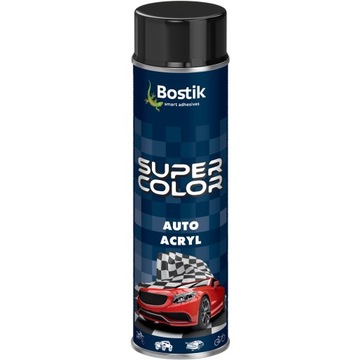 Lakier motoryzacyjny AUTO spray czarny połysk 0,5l