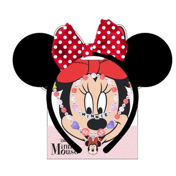 Opaska uszy łańcuszek naszyjnik korale dziecięce biżuter Myszka MINIE Micky