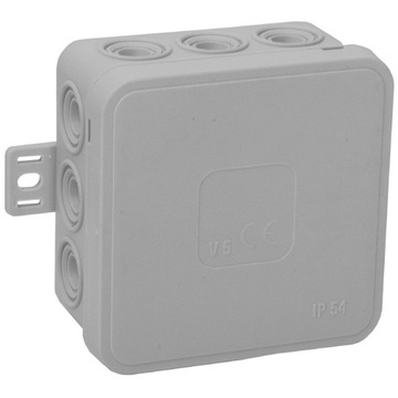 ГЕРМЕТИЧНЫЙ КОРОБОК N/T IP54 74×74×41 СЕРЫЙ V5