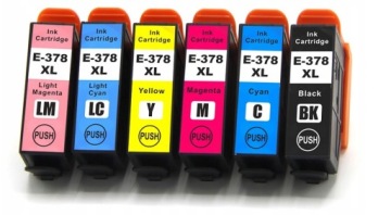 6x tusz do Epson T378XL Expression Photo XP-8000 XP-8500 XP-8600 XP-8700