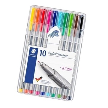 STAEDTLER CIENKOPISY TRÓJKĄTNE 10KOL MIX&MATCH