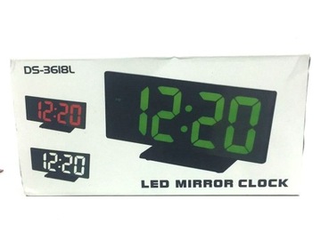 BUDZIK ZEGAR ELEKTRONICZNY LED+TEMPERATURA[ 3618]