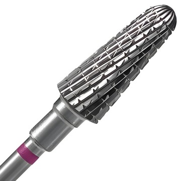 Staleks Frez z Węglika Spiekanego Stożek Fioletowy 6/14 mm FT70V060/14