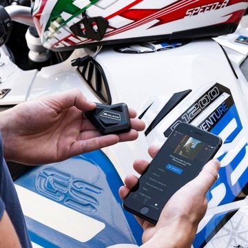 Bluetooth-интерком 2 шлема Midland BT mini 200M + фирменная сумка для покупок