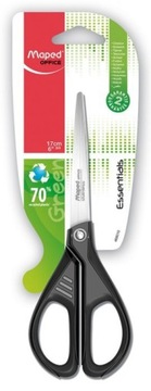 Nożyczki GREENLOGIC 17cm czarne MAPED