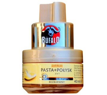 BEZBARWNY WOSK KREM DO OCHRONY SKÓRY NATURALNEJ PASTA BUFALO GLOSSY SHINE