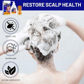 Шампунь от вшей 300 мл Очищение кожи головы Против 0У