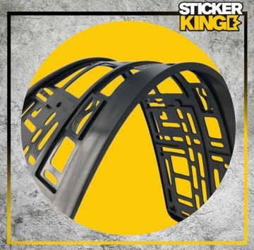 Рамка INSTAGRAM под номерной знак ИМЯ ВАШЕГО АККАУНТА, черная