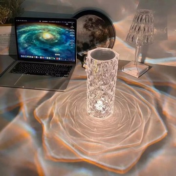 СВЕТОДИОДНАЯ СЕНСОРНАЯ ЛАМПА CRYSTAL DIAMOND RGB + ПУЛЬТ USB