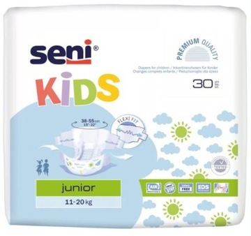 Pieluchomajtki Seni Kids Junior 11-20 kg 30 sztuk